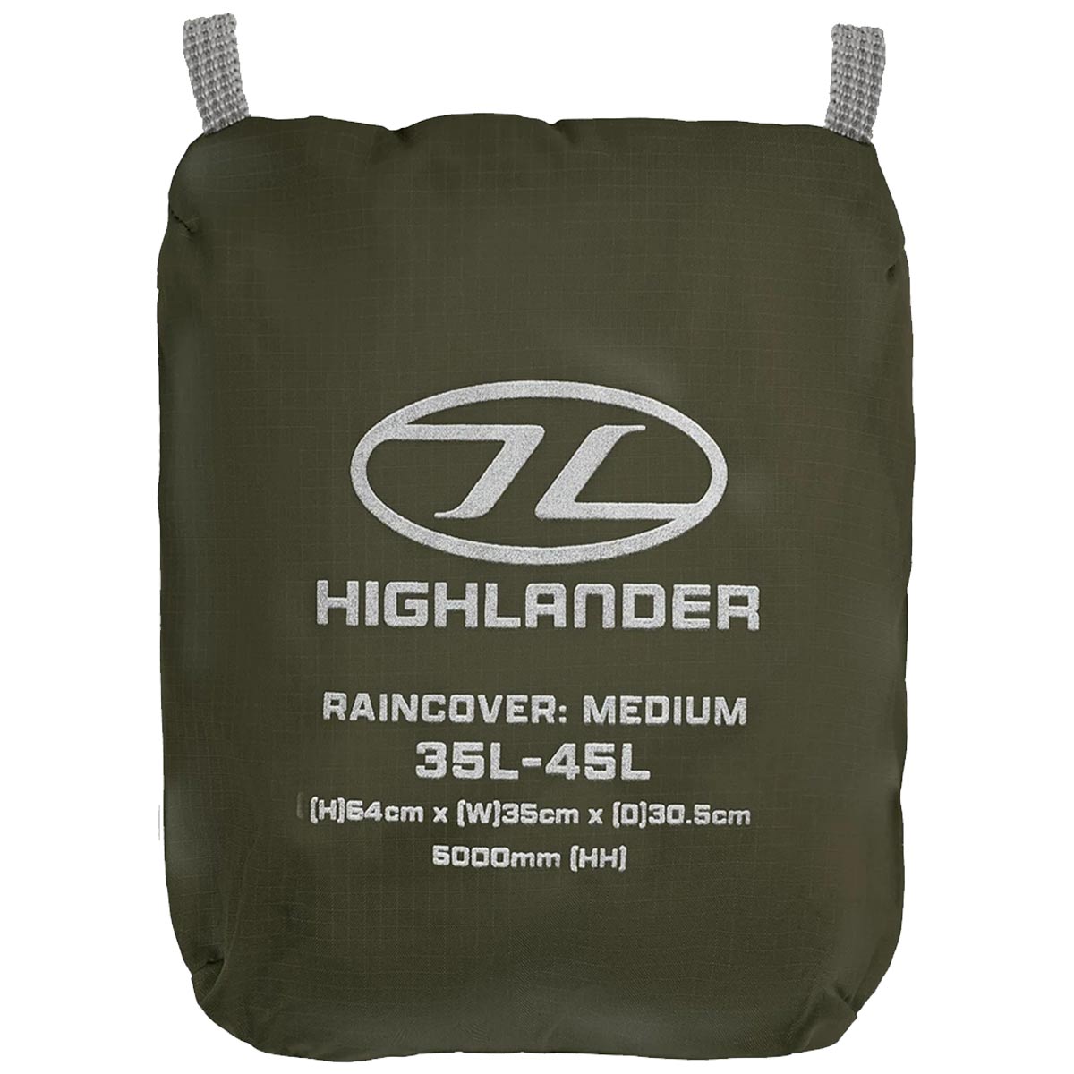 highlander ducks back raincover front pack ranger green medium