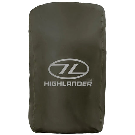 highlander ducks back raincover on bag ranger green xl