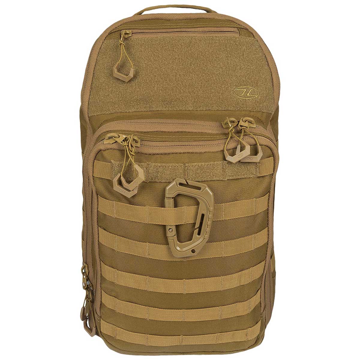 highlander harrier full clamshell pack 25l coyote tan