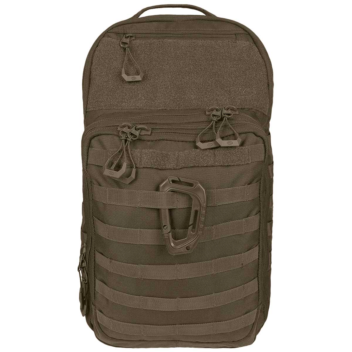 highlander harrier full clamshell pack 25l ranger green