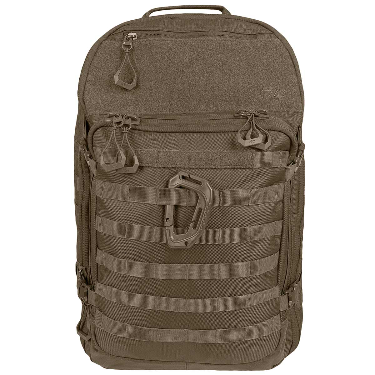 highlander harrier full clamshell pack 35l ranger green