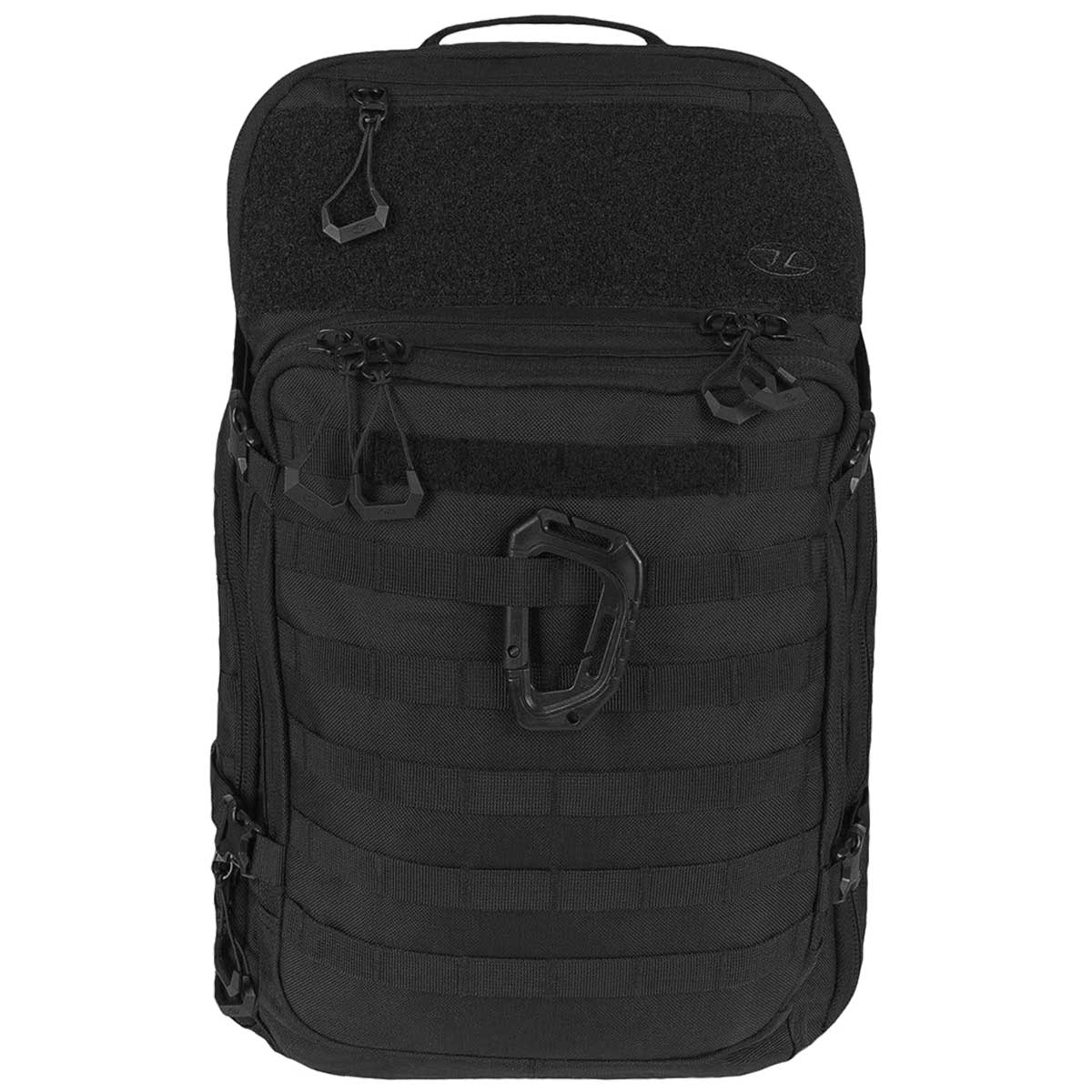 highlander harrier full clamshell pack 45l black