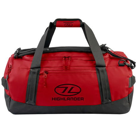 highlander hauler duffel bag 45 litre red