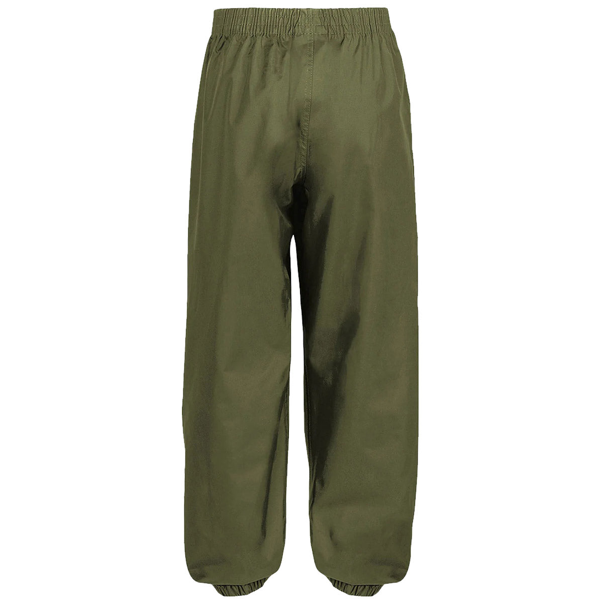 highlander kids tempest waterproof trousers olive rear