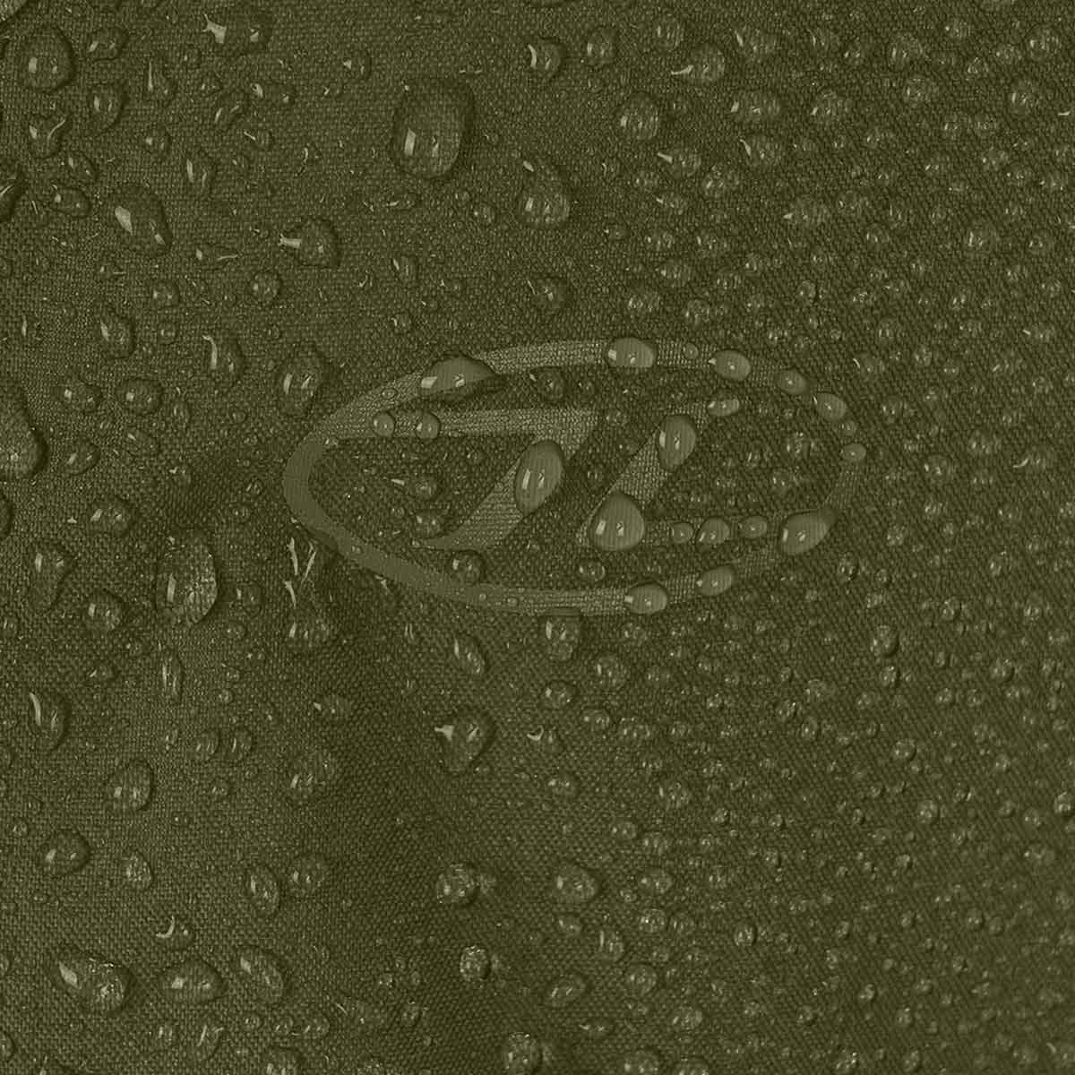 highlander logo on kids tempest trousers olive