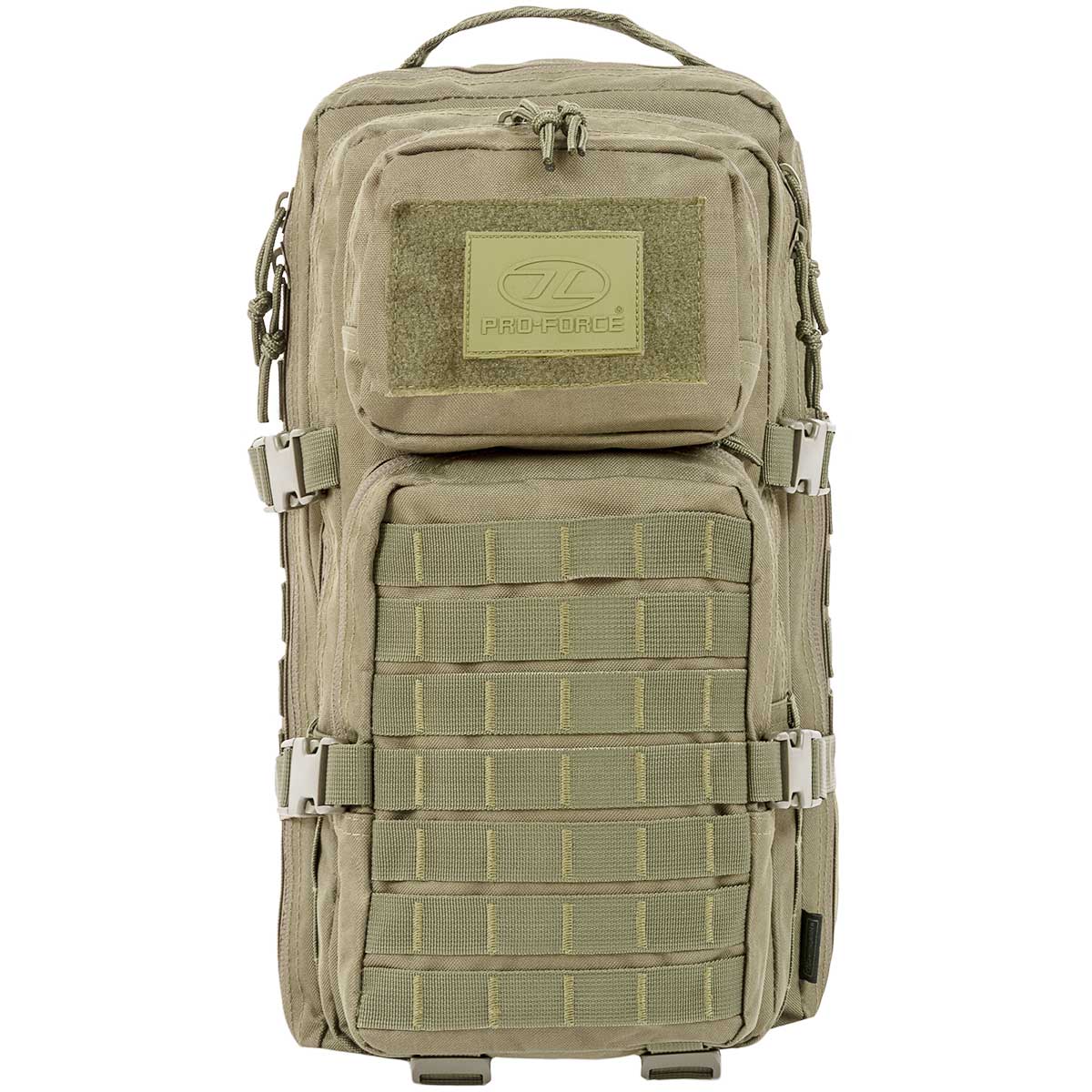 front molle-loops on 28l ranger green highlander recon pack