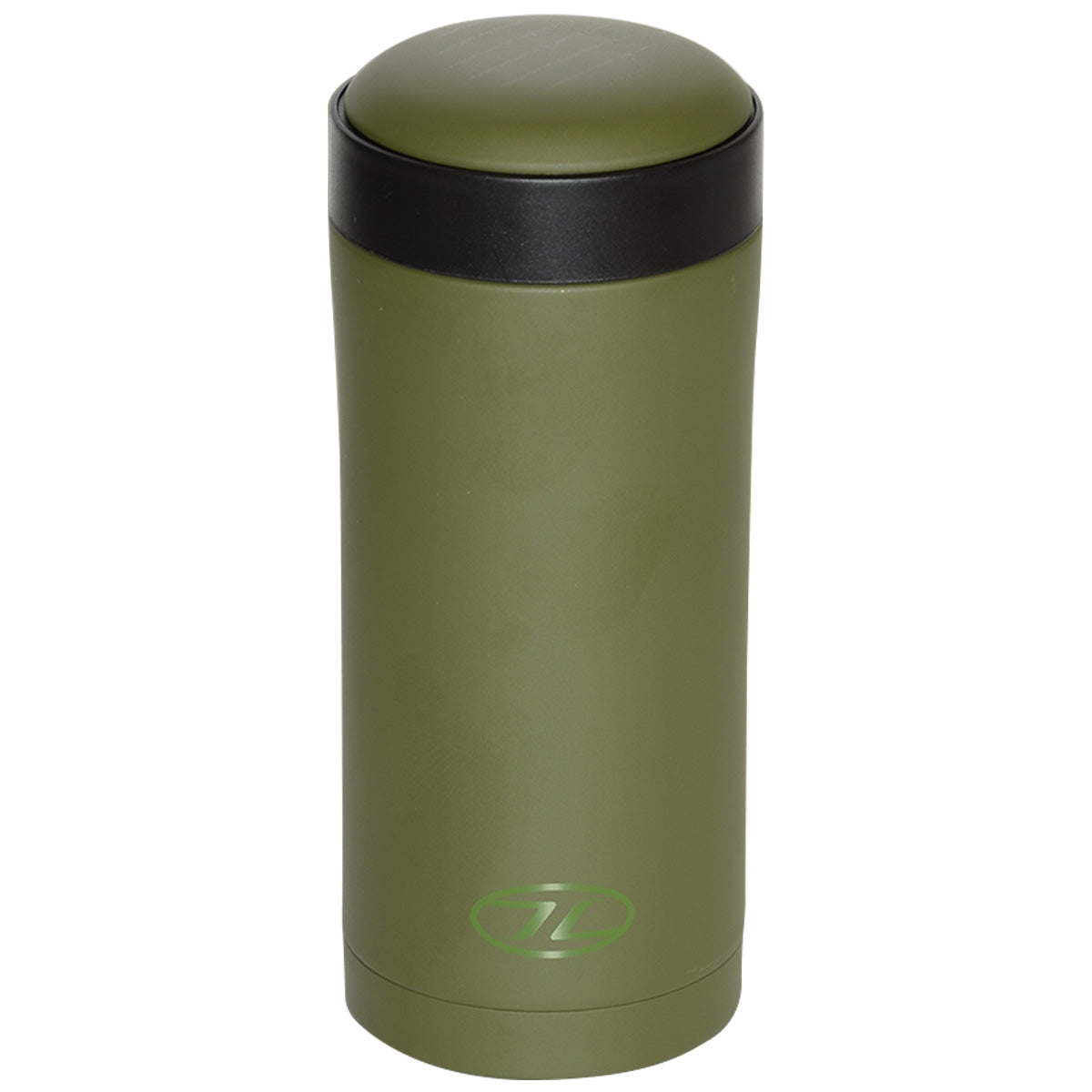 highlander stainless steel sealed thermal mug olive