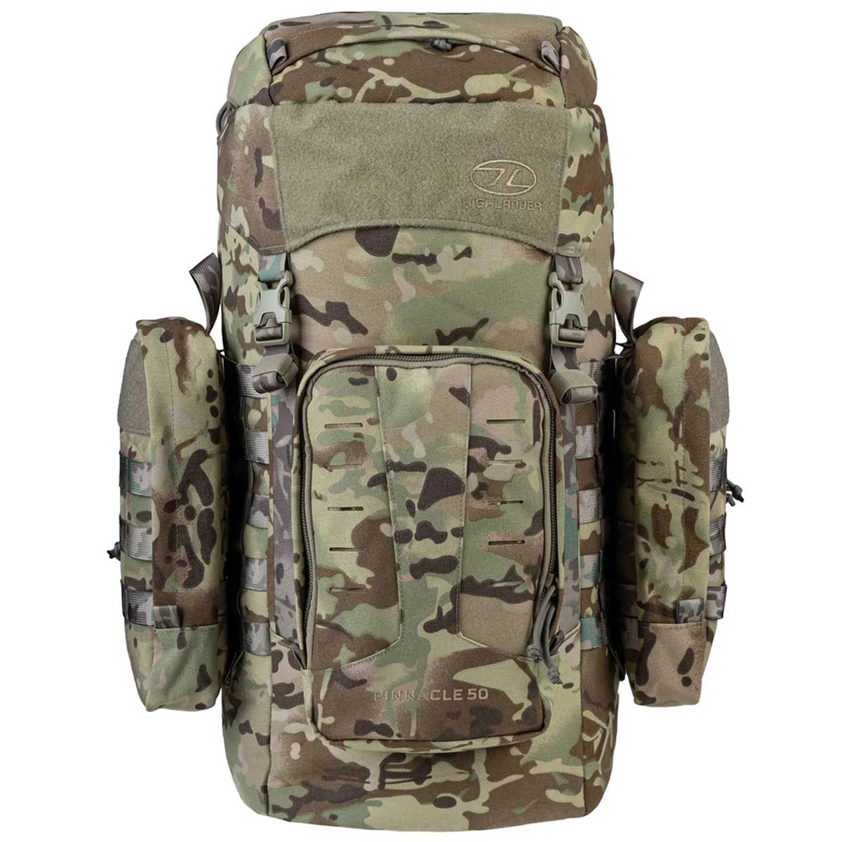 highlander tactical pinnacle rucksack 50l hmtc camo