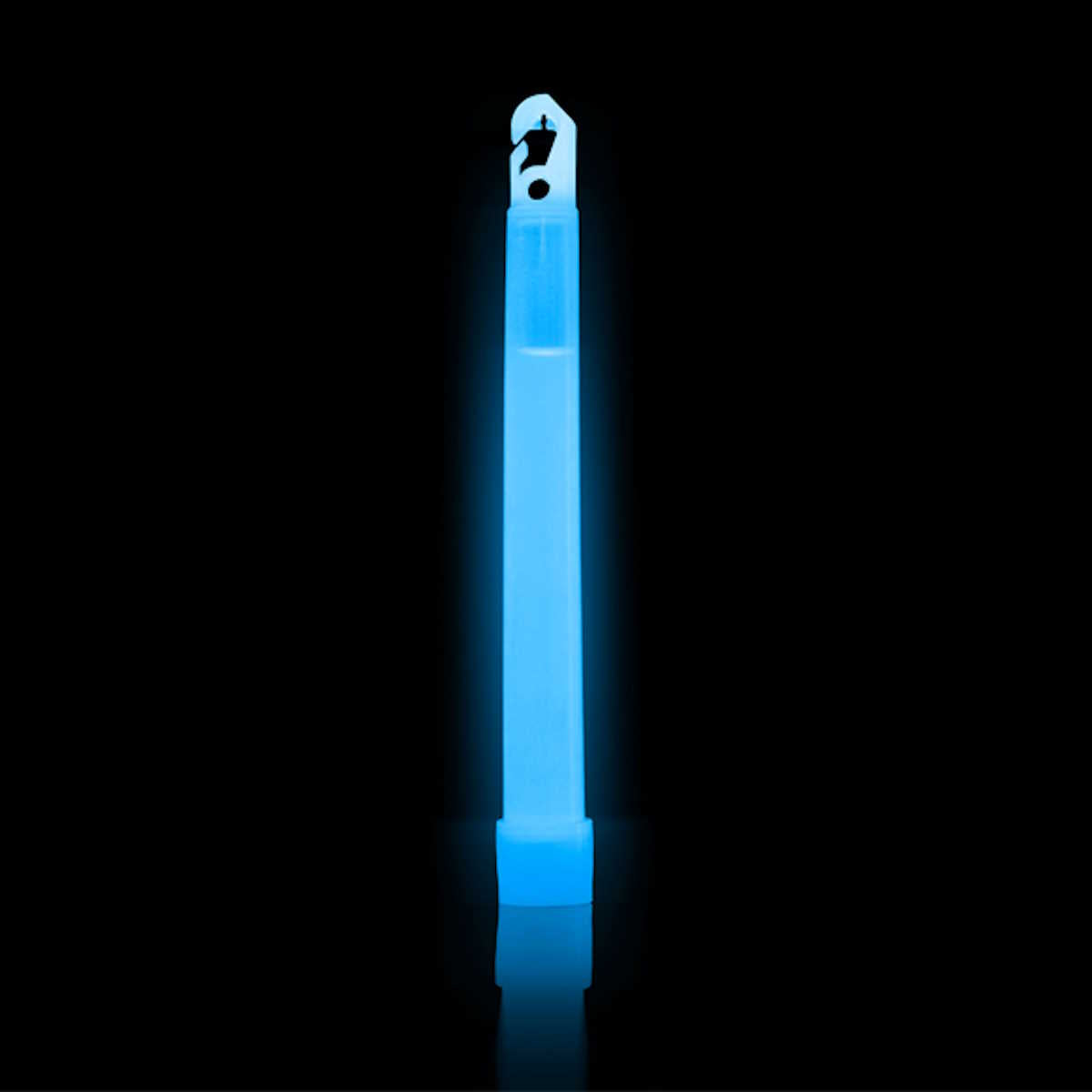 illuminated 8 hour 6 inch cyalume military chemlight lightstick blue