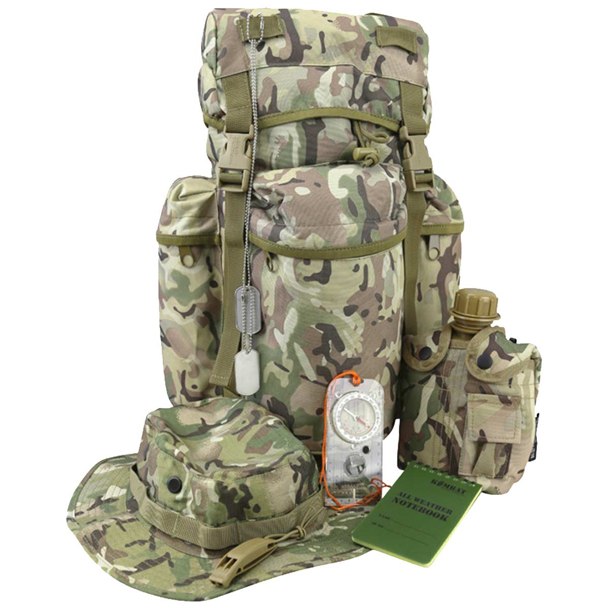 included items in kombat kids platoon leader set