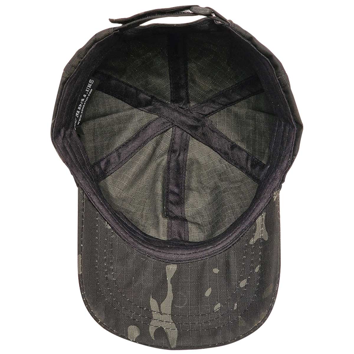 inner binding of kombat black btp kids baseball cap