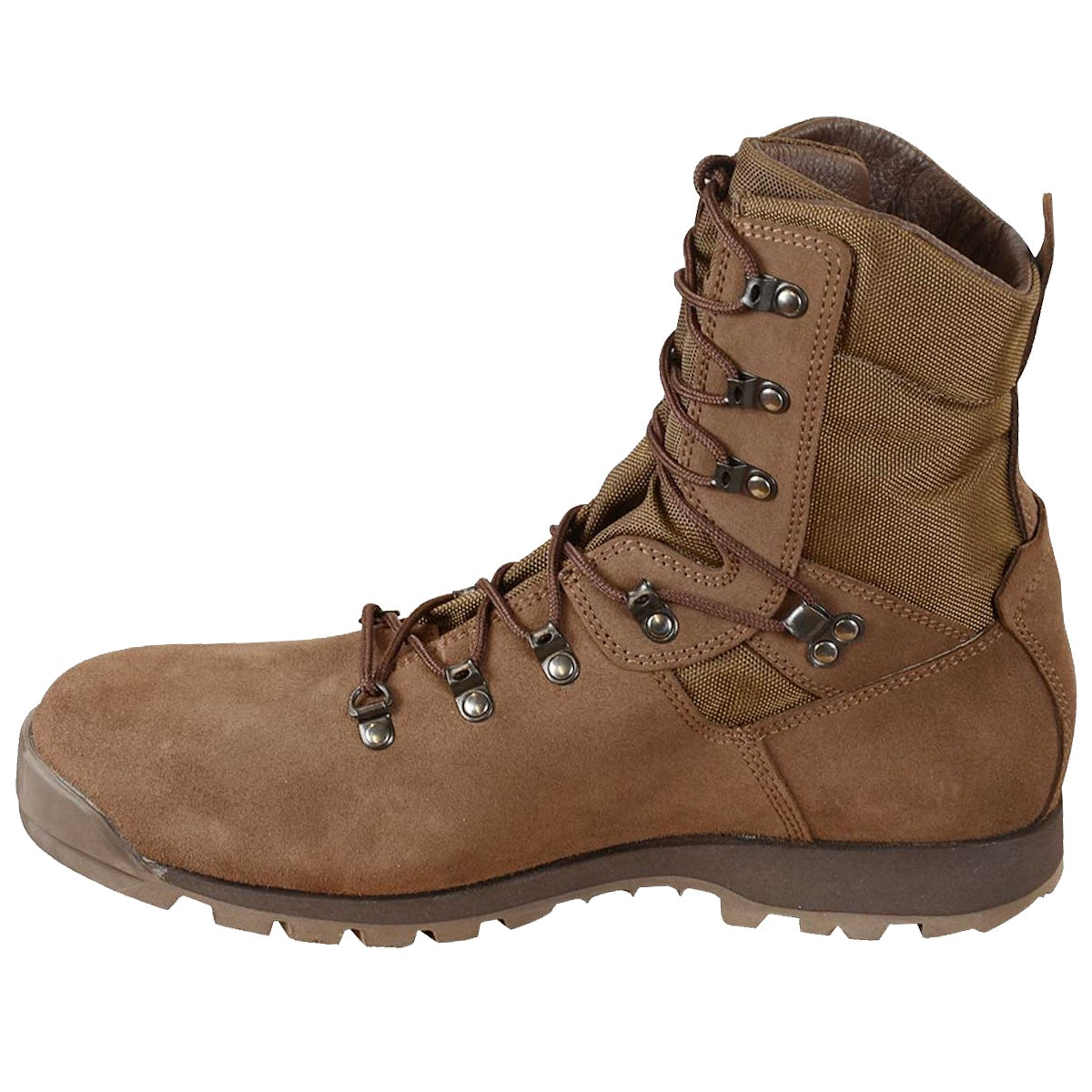 inner medial view of altberg desert tabbing sf mk3 brown boots