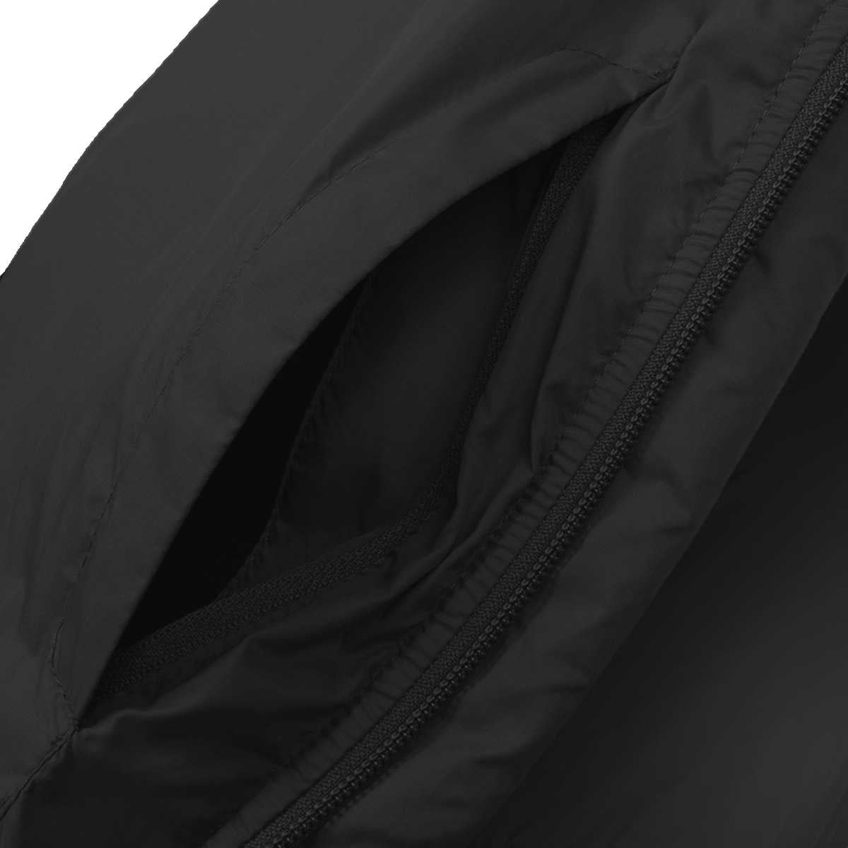 inner pocket of black highlander rayder tactical insulated jacket