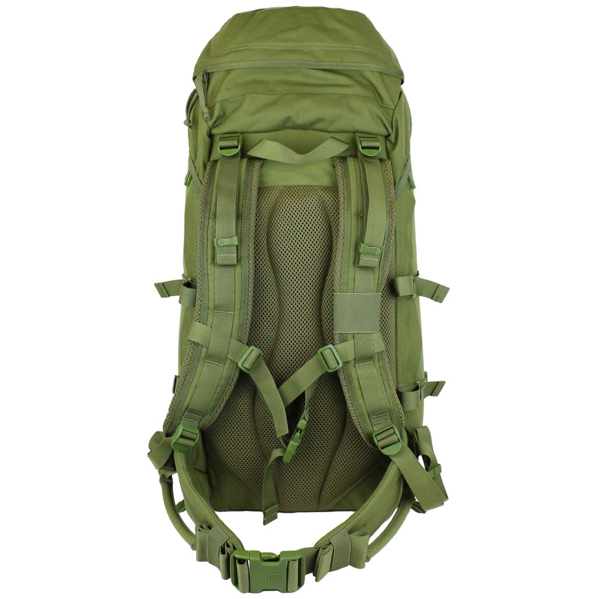 karrimor sf olive sabre 45 litre rucksack with cool mesh back system