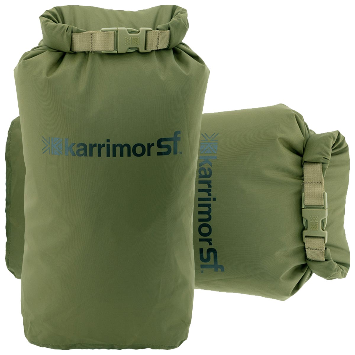 Karrimor SF Waterproof Dry Bag 12L (Pair) Olive Free Delivery