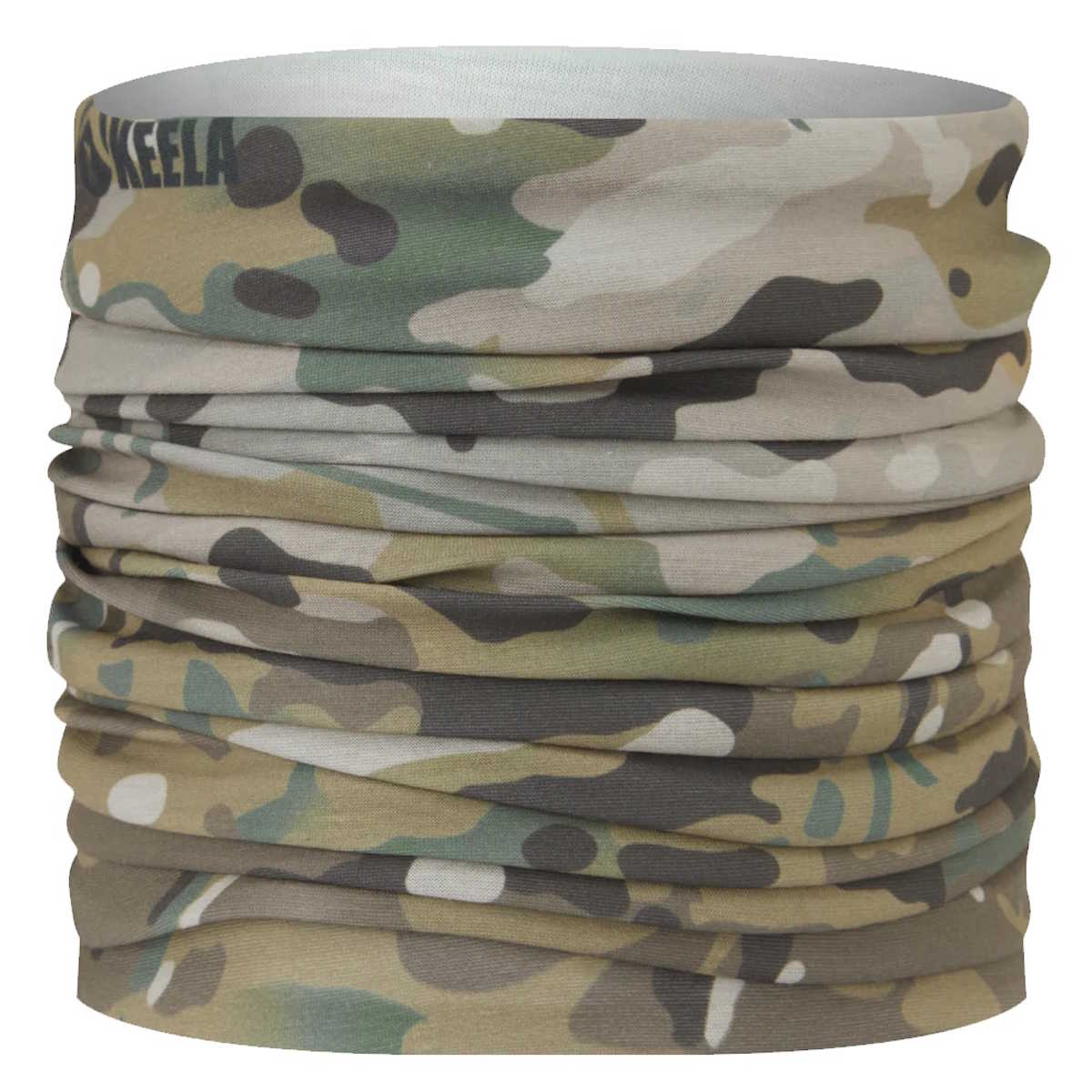 keela recycled neck tube gaiter mtc camo