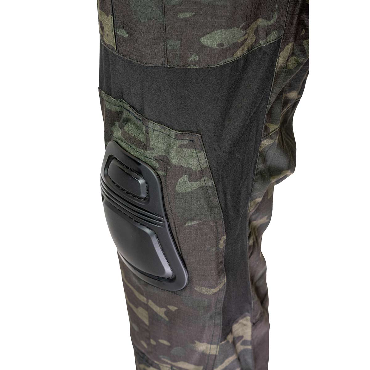 knee stretch panel on vcam black viper elite gen2 trousers