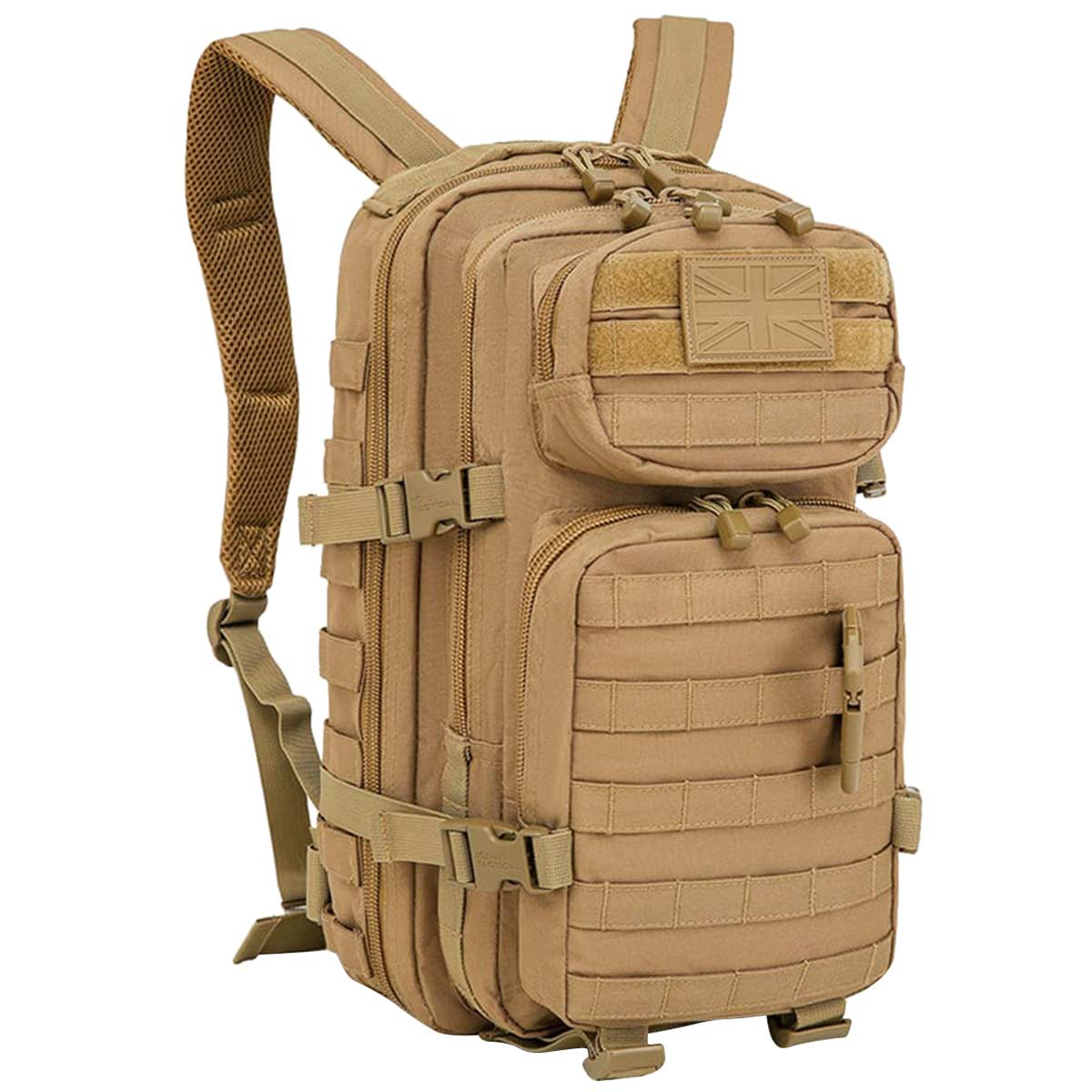 kombat 28 litre molle coyote backpack