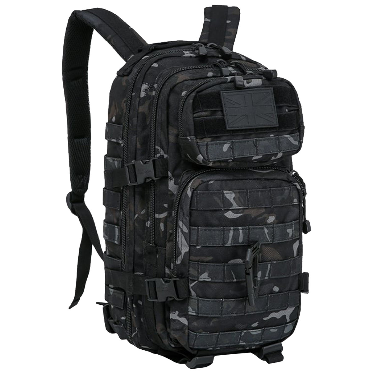 kombat 28 litre molle pack btp black camo