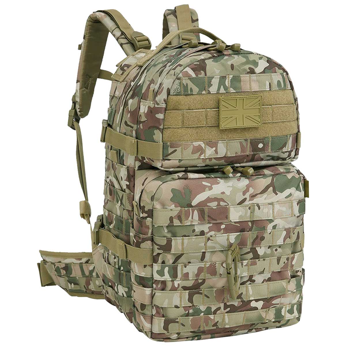 kombat btp camo 40l molle assault pack