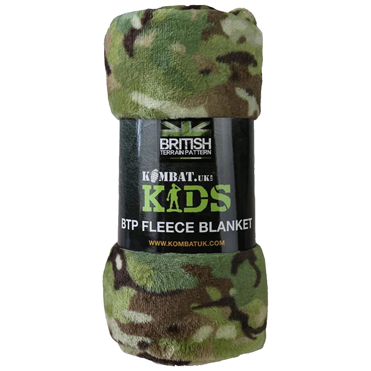 kombat kids fleece blanket btp camo