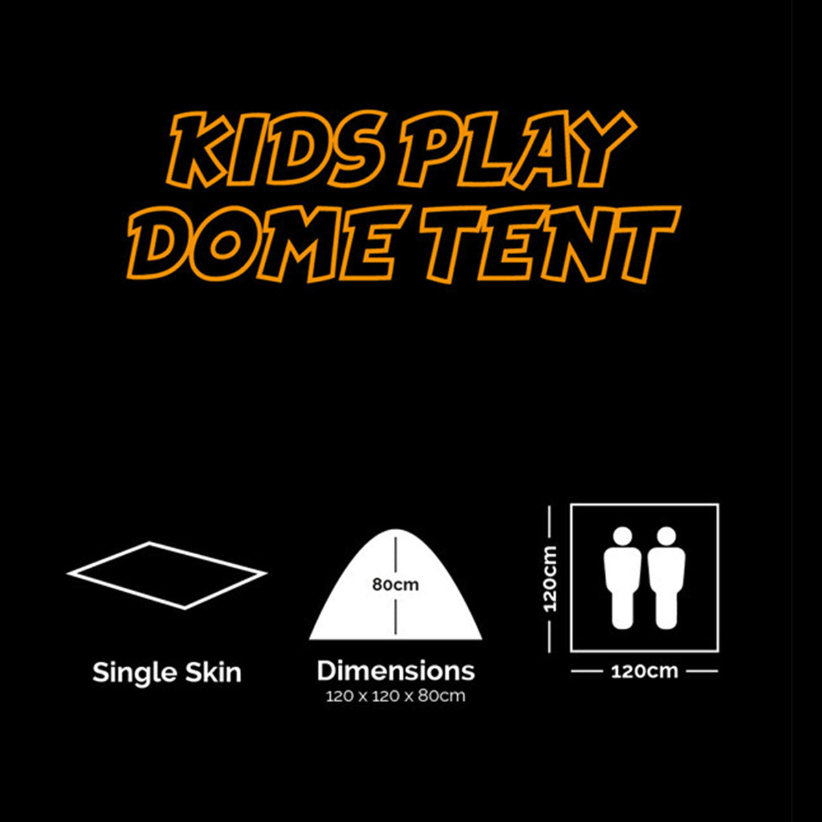 kombat kids play dome tent dimensions