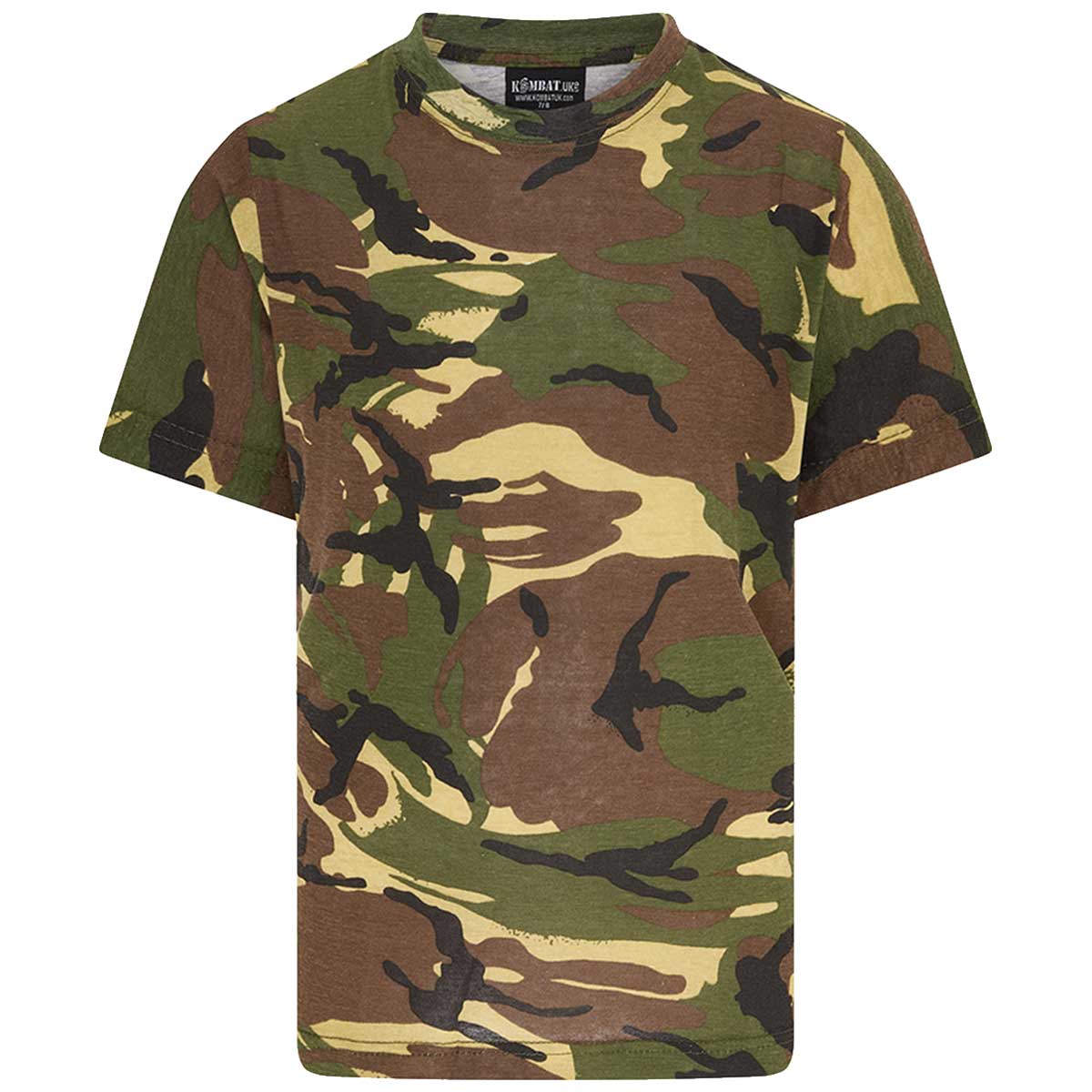 kombat kids tshirt dpm camouflage