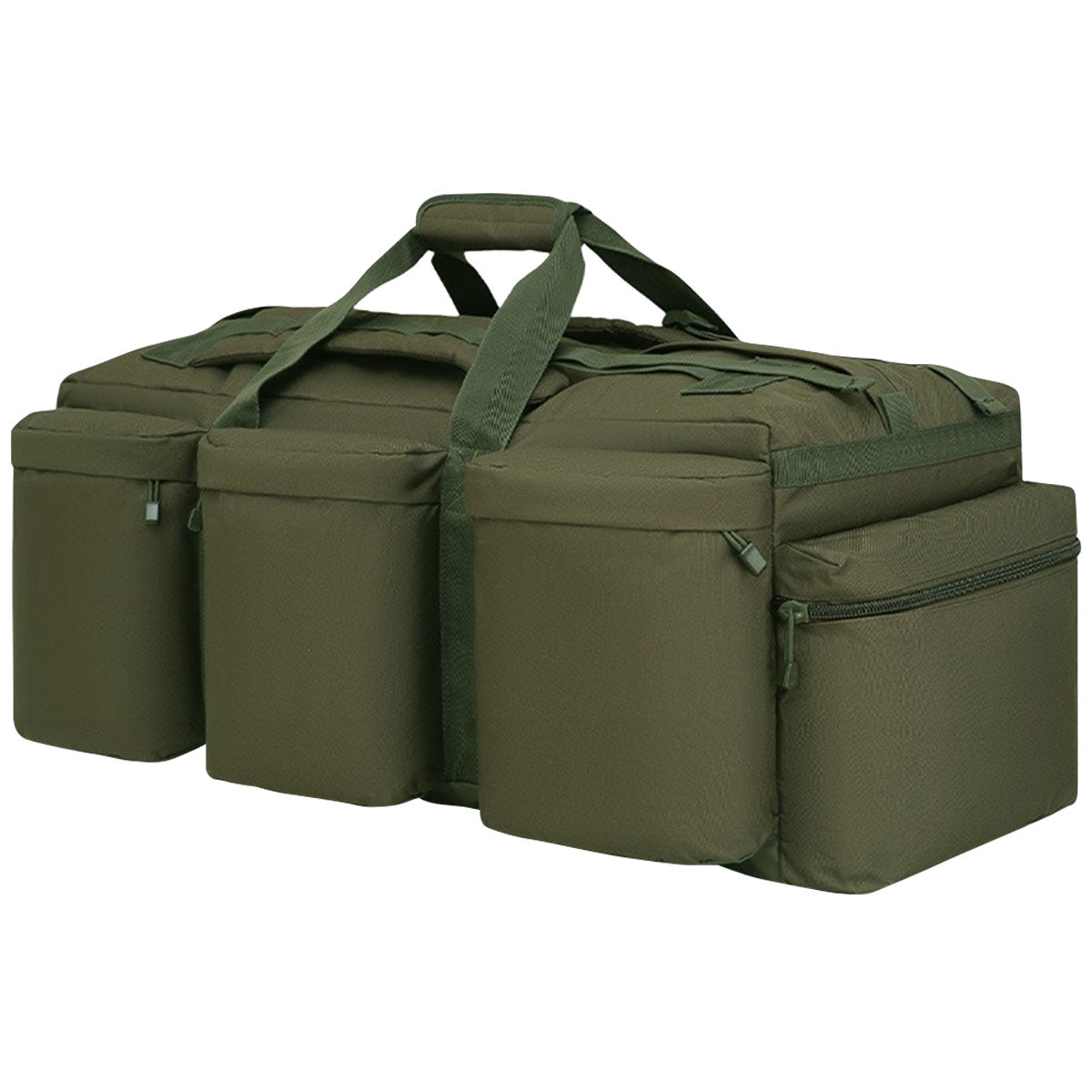 kombat olive 100l assault holdall with zipped pockets