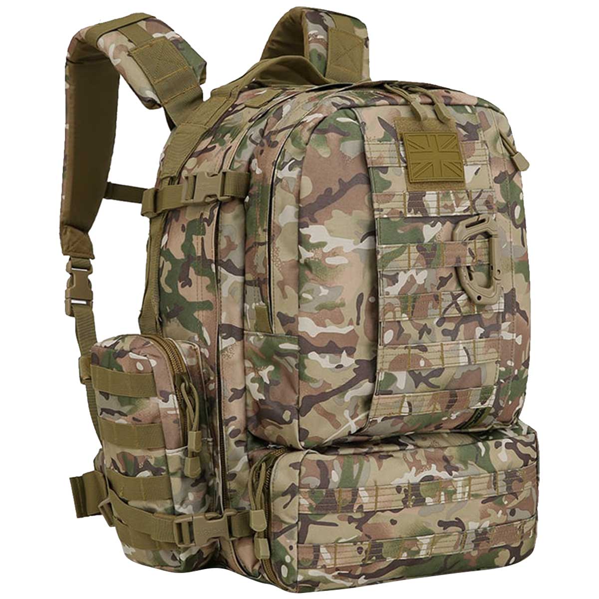 kombat viking molle patrol pack btp camo