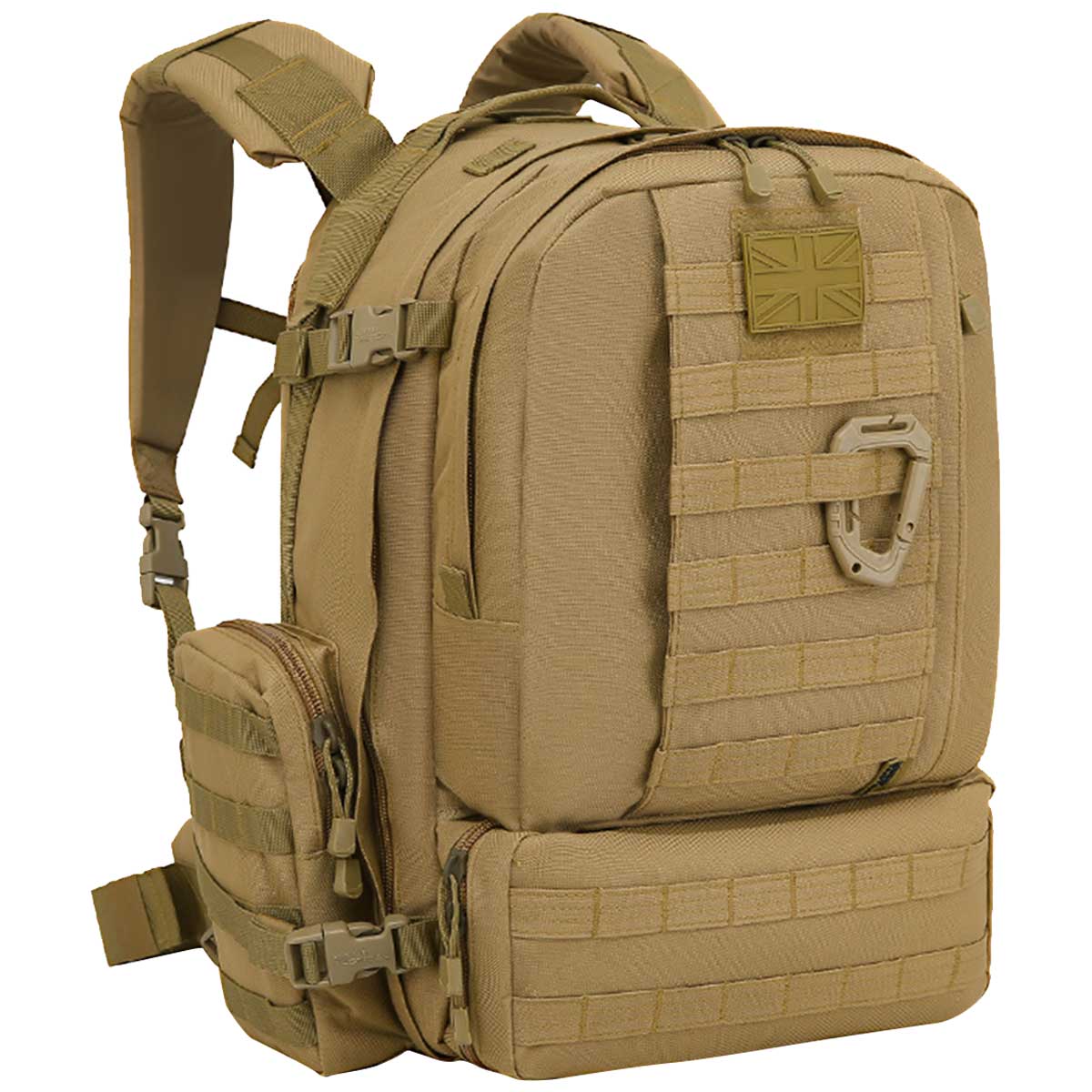 kombat viking molle patrol pack coyote