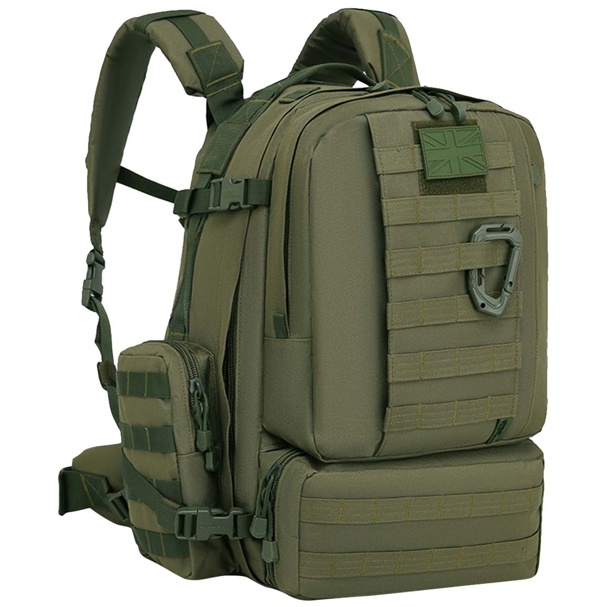 kombat viking molle patrol pack olive green