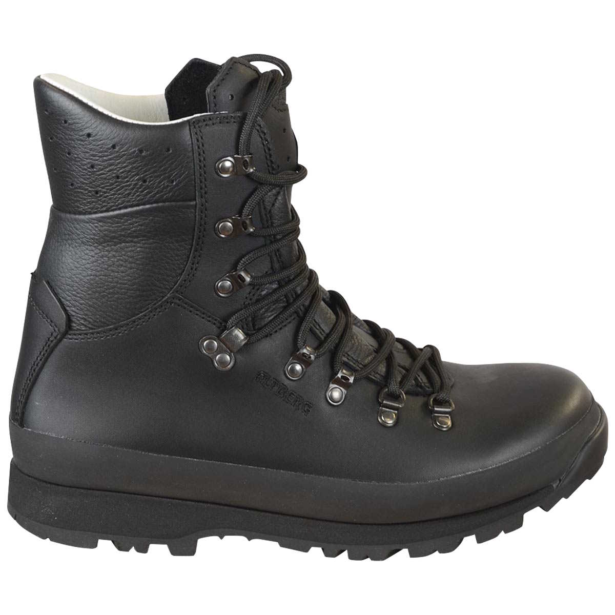 lateral view of atlberg black ops boots