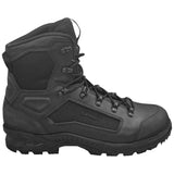 lateral view of black lowa breacher mid boot