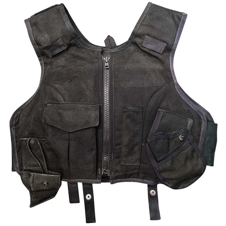 meggitt black overt stab vest bulletproof body armour right pocket
