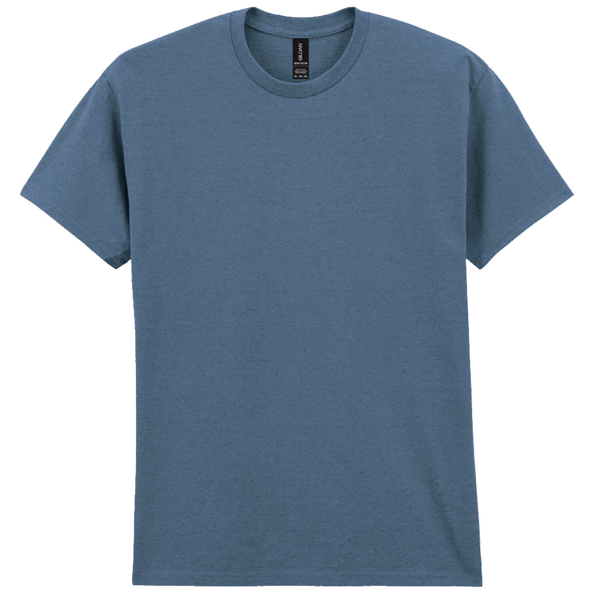 mens gildan short sleeve heavy cotton tshirt indigo blue