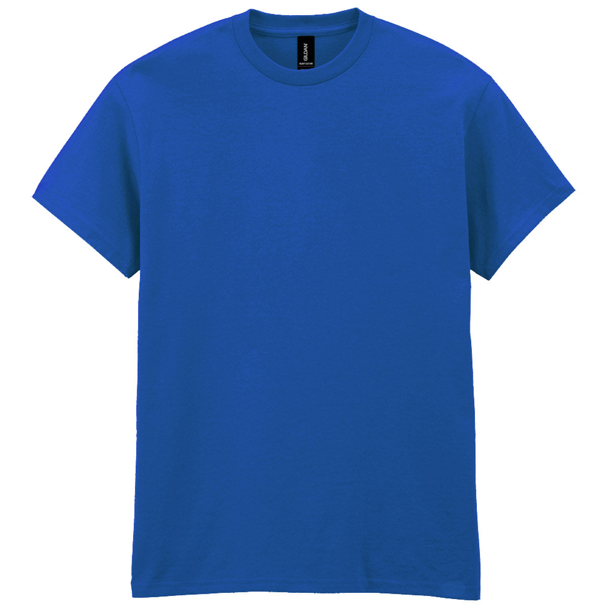mens gildan short sleeve heavy cotton tshirt royal blue