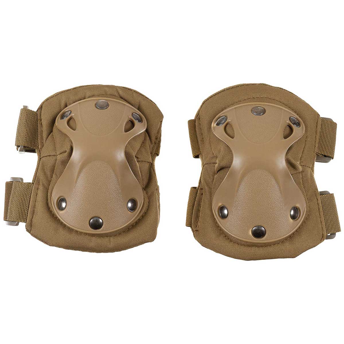 mfh defence elbow pads coyote tan