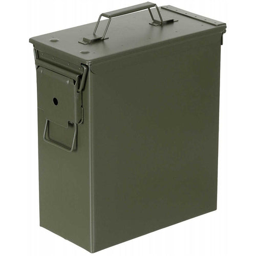 mfh us ammo box cal 50 large metal od green