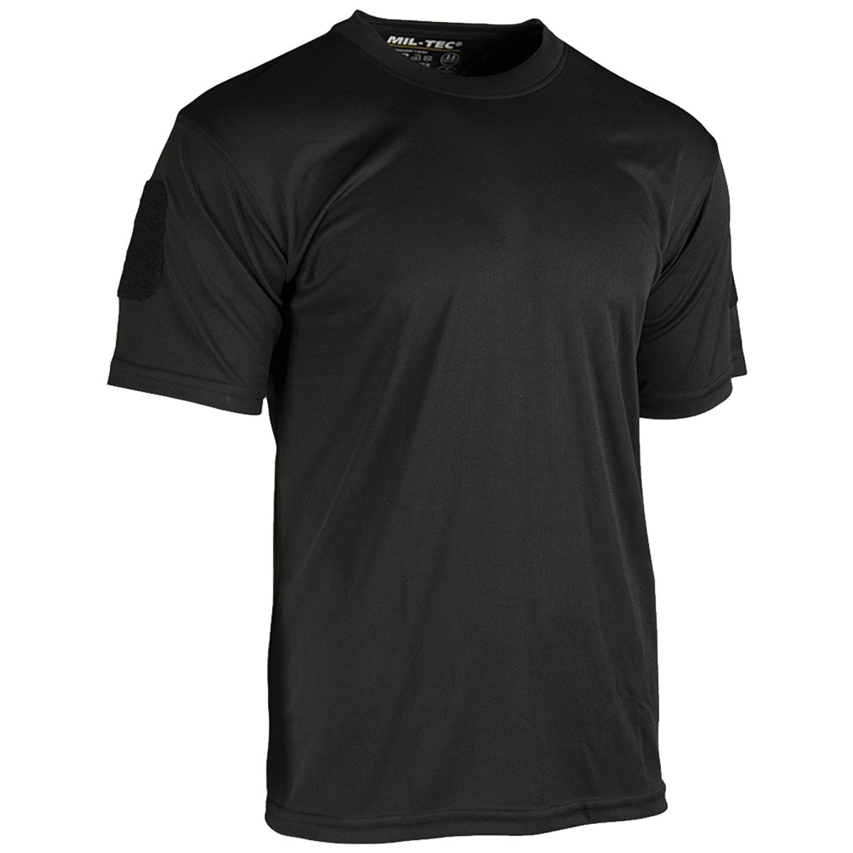 mil tec tactical quick dry t shirt black