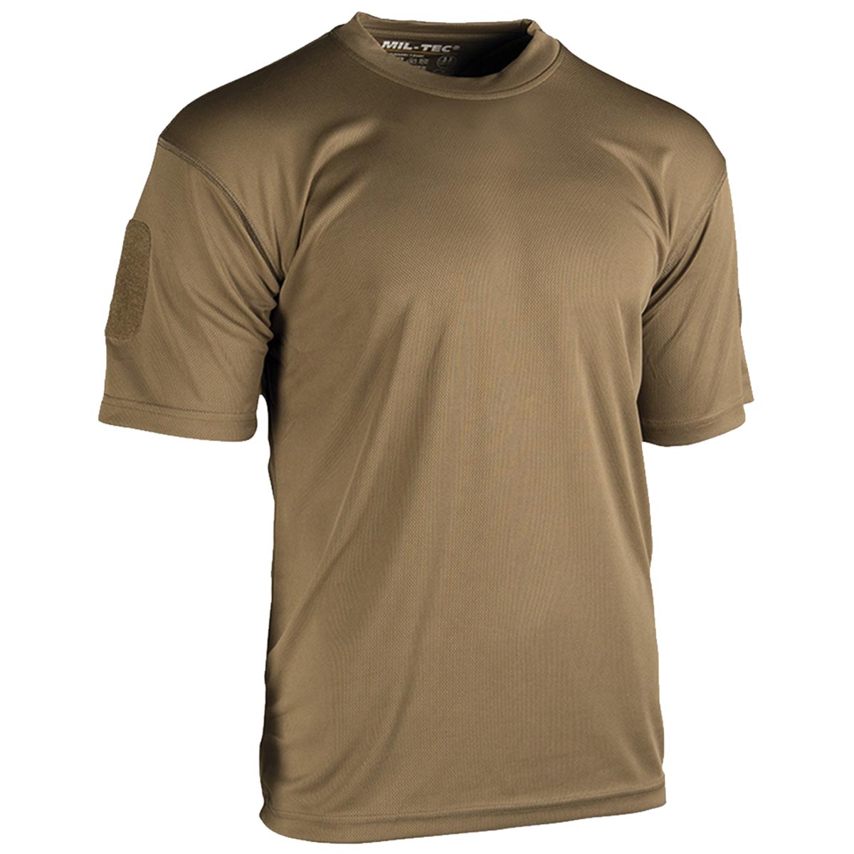 mil tec tactical quick dry t shirt dark coyote