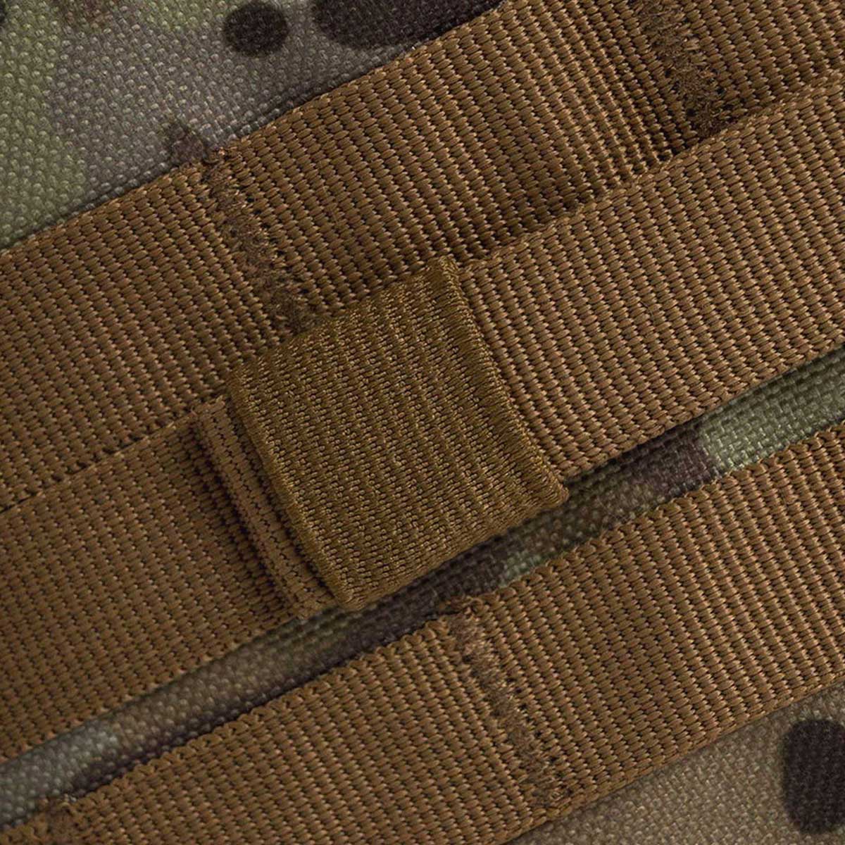 molle loops on hmtc camo 35l highlander harrier full clamshell pack