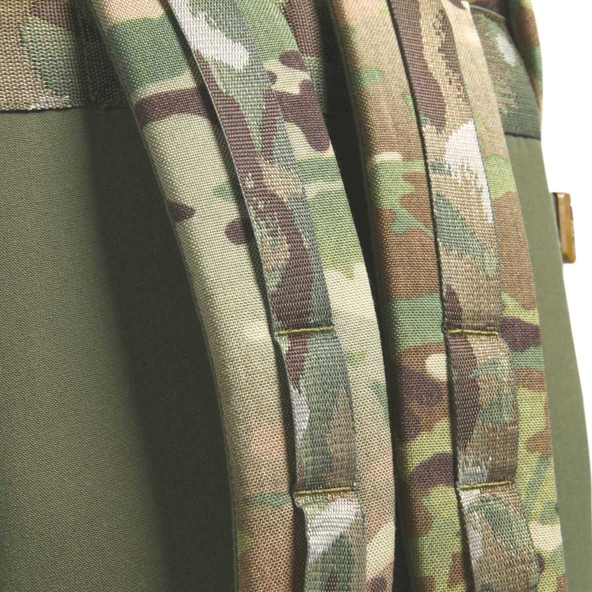 molle loops on shoulder straps of berghaus multicam 35 litre munro ii ir daysack