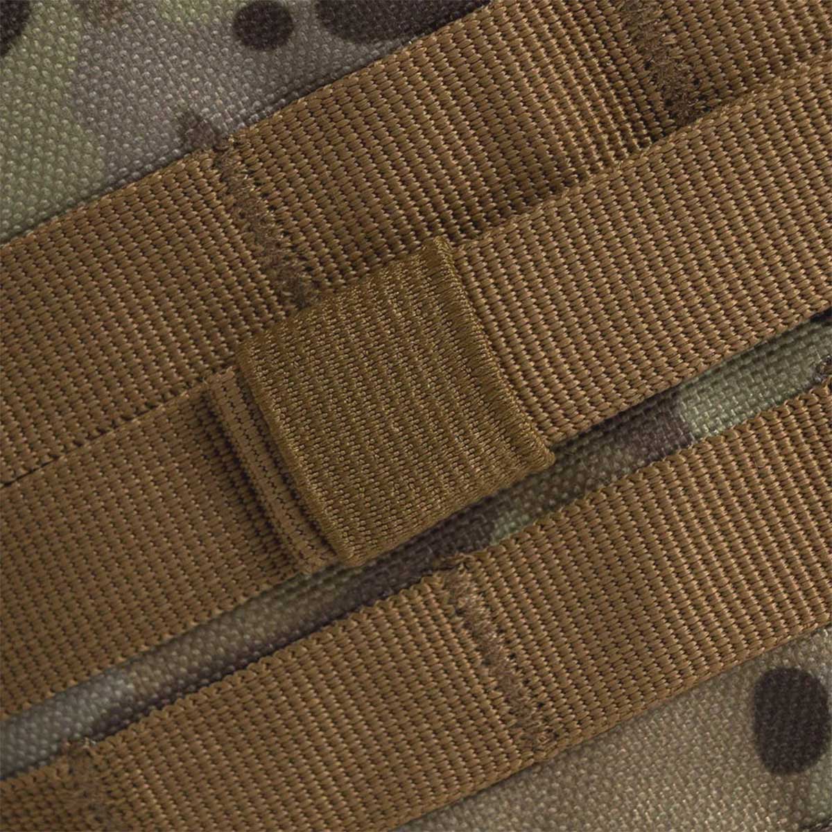molle straps on 25l highlander harrier full clamshell camouflage pack
