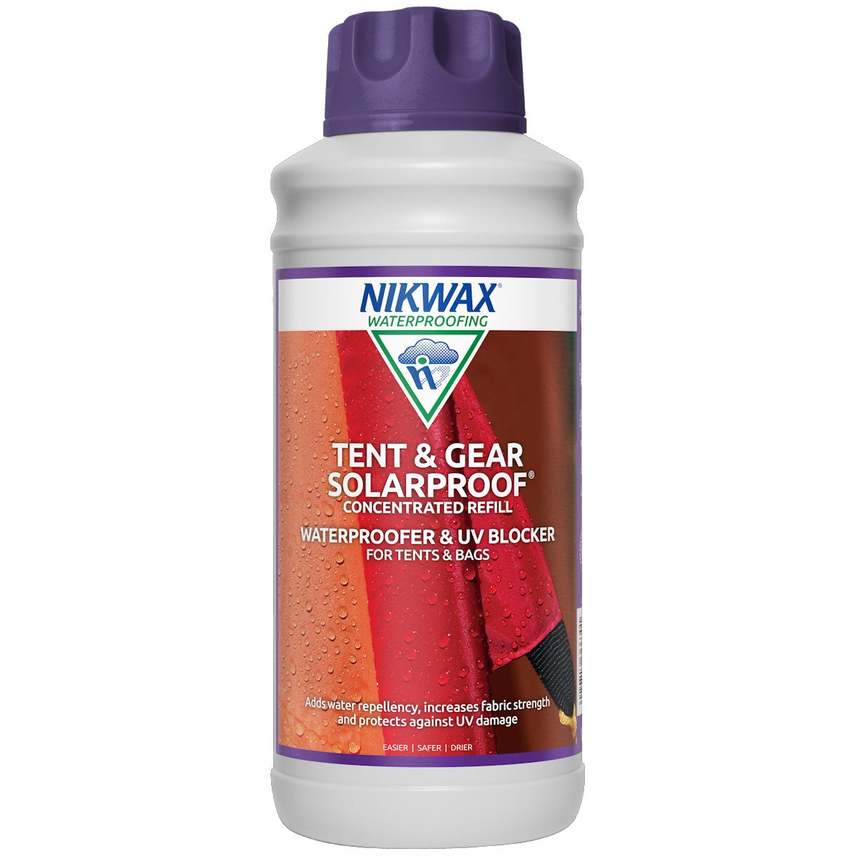 nikwax tent and gear solarproof concentrated refill 1 litre