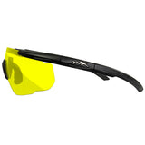   non slip temples of wiley x saber advanced glasses pale yellow lens