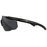 non slip temples of wiley x saber advanced glasses smoke grey lens
