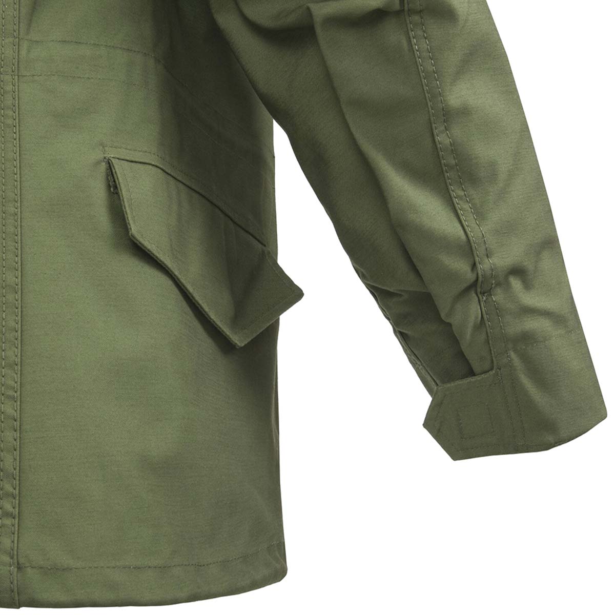 nyco sateen helikon olive m65 field jacket adjustable cuffs