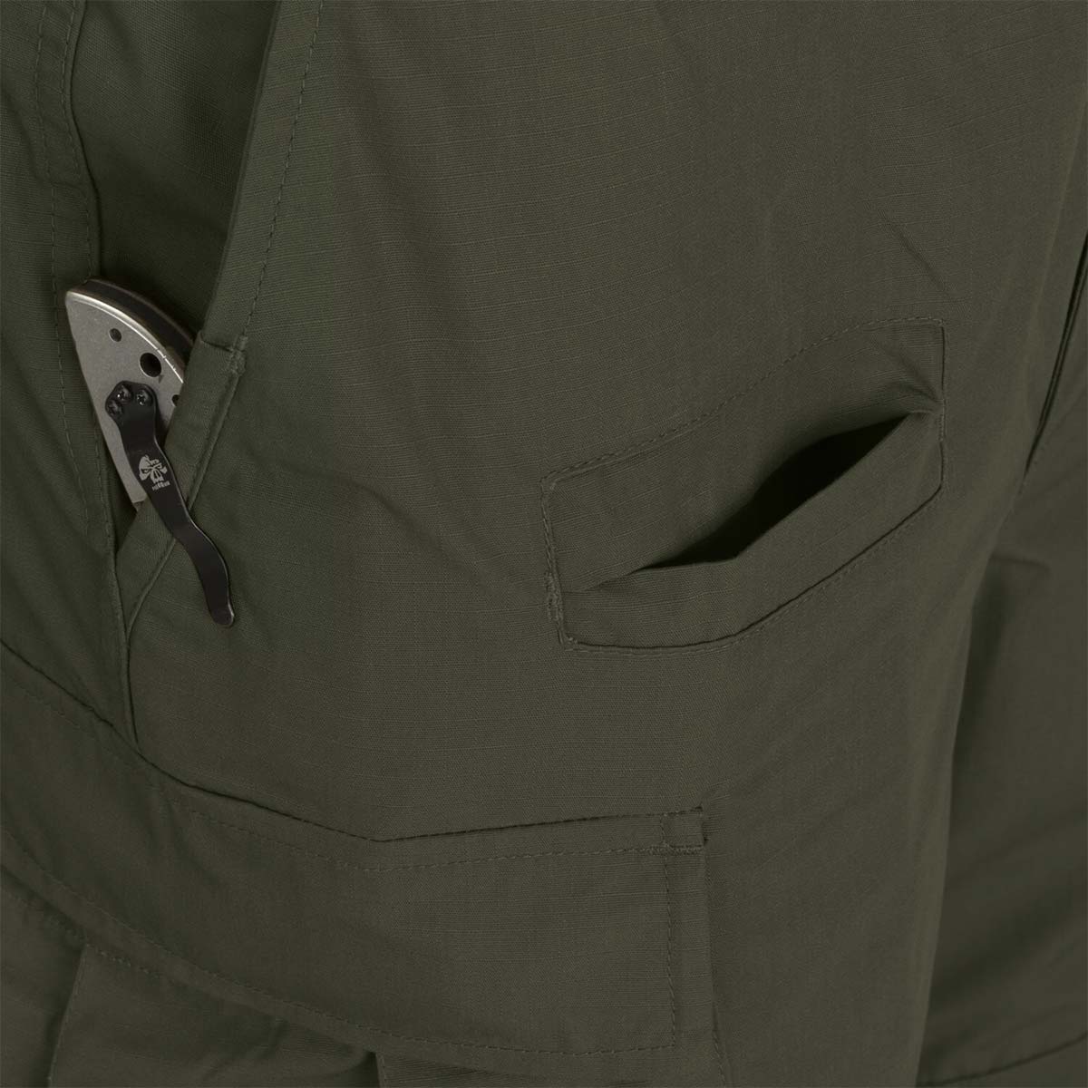 olive green helikon bdu mk2 trousers reinforced hand pockets