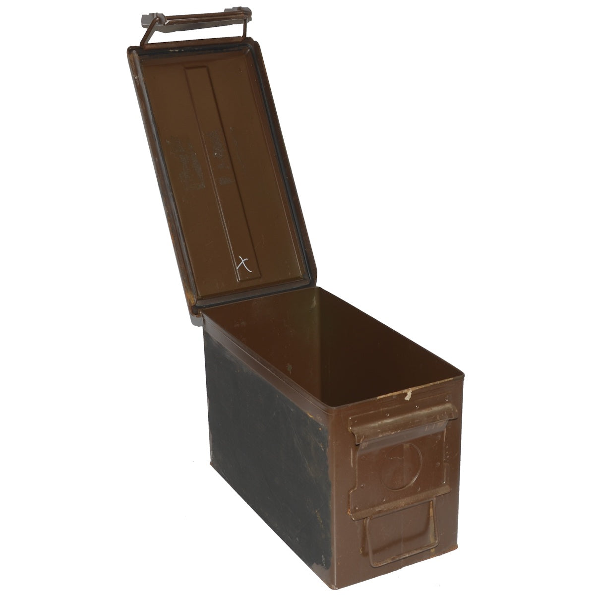 open brown ammo box 50 cal used grade 1