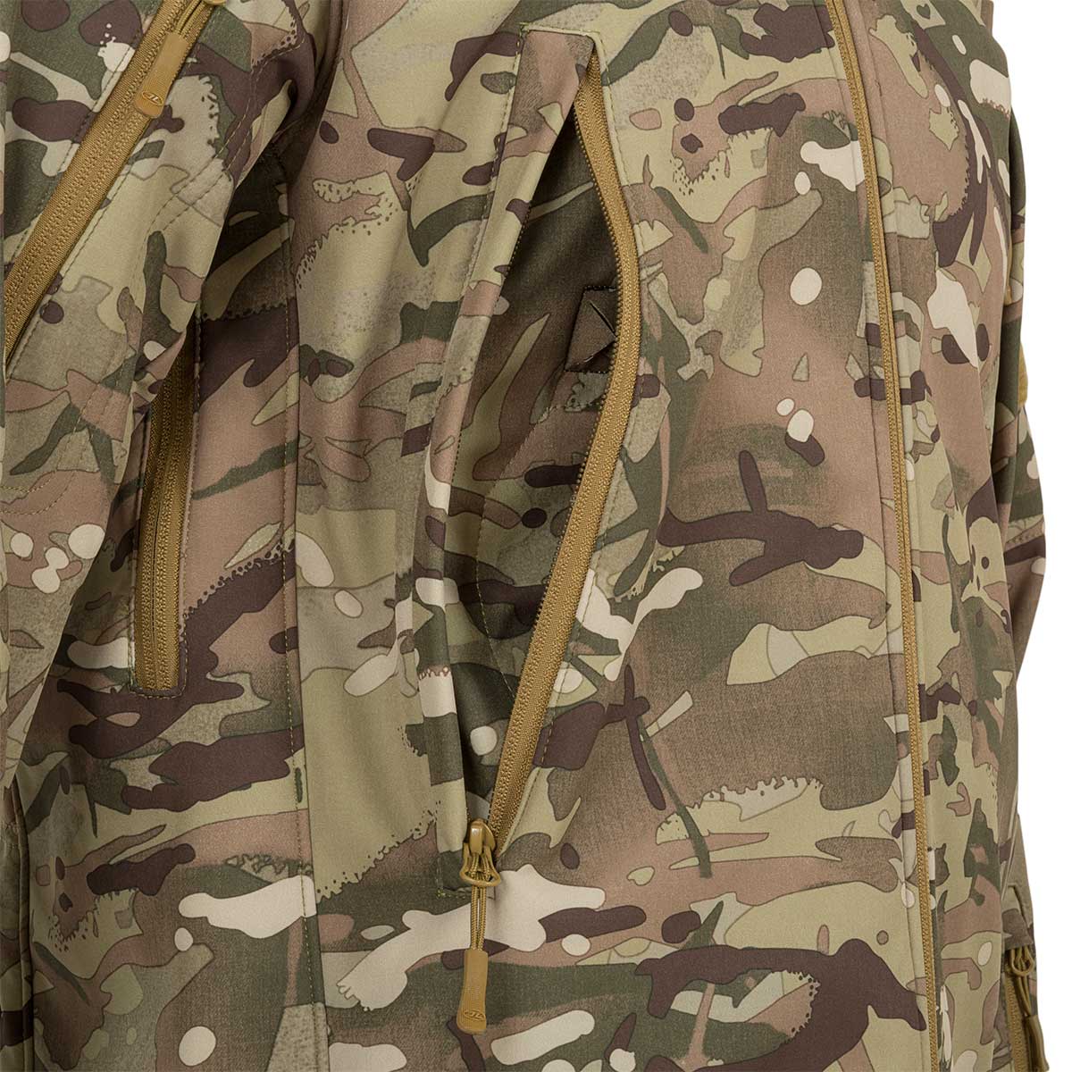 open pocket highlander tactical softshell jacket hmtc camo